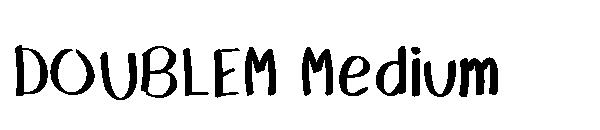 DOUBLEM Medium字体
