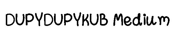 DUPYDUPYKUB Medium字体