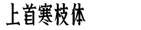 上首寒枝体