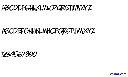 Zizt字体c