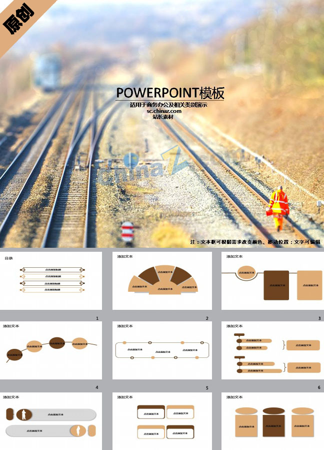 高铁交通工作汇报ppt模板